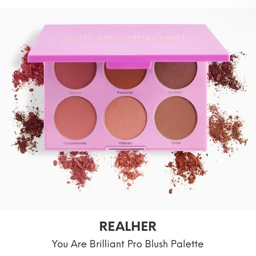 🌸 REALHER You Are Brilliant Pro Blush Palette